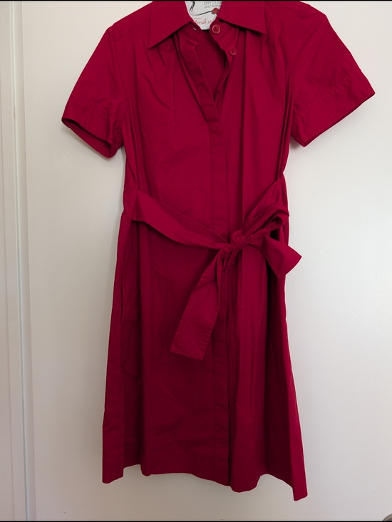 INC International Concepts Dresses & Skirts - INC International Concepts Short-Sleeve Shirt Dress - Red